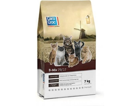 Ração para Gatos  Carocroc (7Kg - Seca - Sabor: Frango e Vaca)