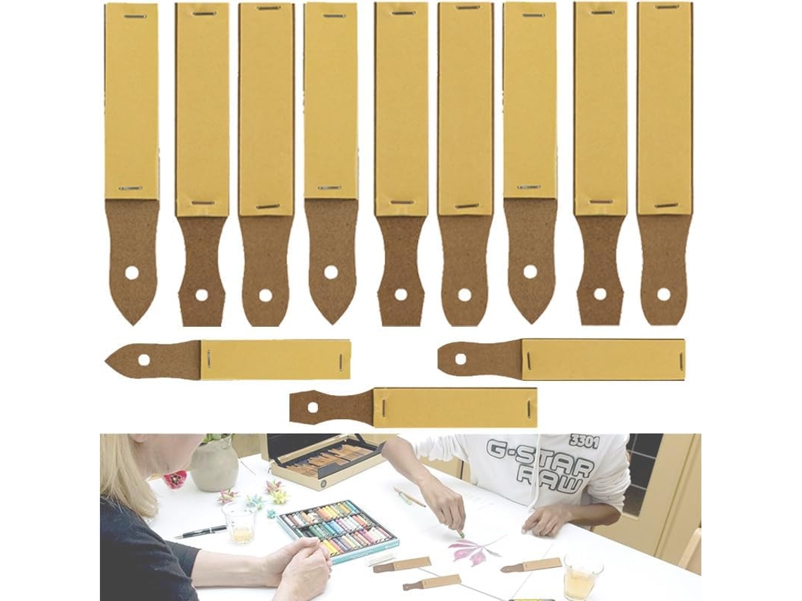 Conjunto De 12 Apontadores Lápis Lixa, Ideais Para Desenho A Lápis,