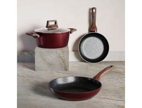 Trem de Cozinha JOMAFE Velvet Vermelho (3 Und)