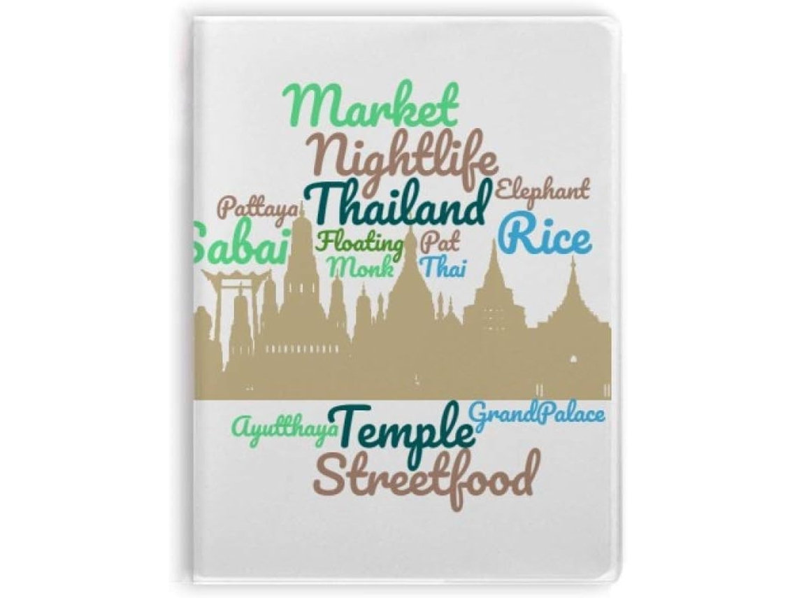 Carnet De Notes Tailândia Com Sopa De Cobertura Motif Temple Du Bâtiment