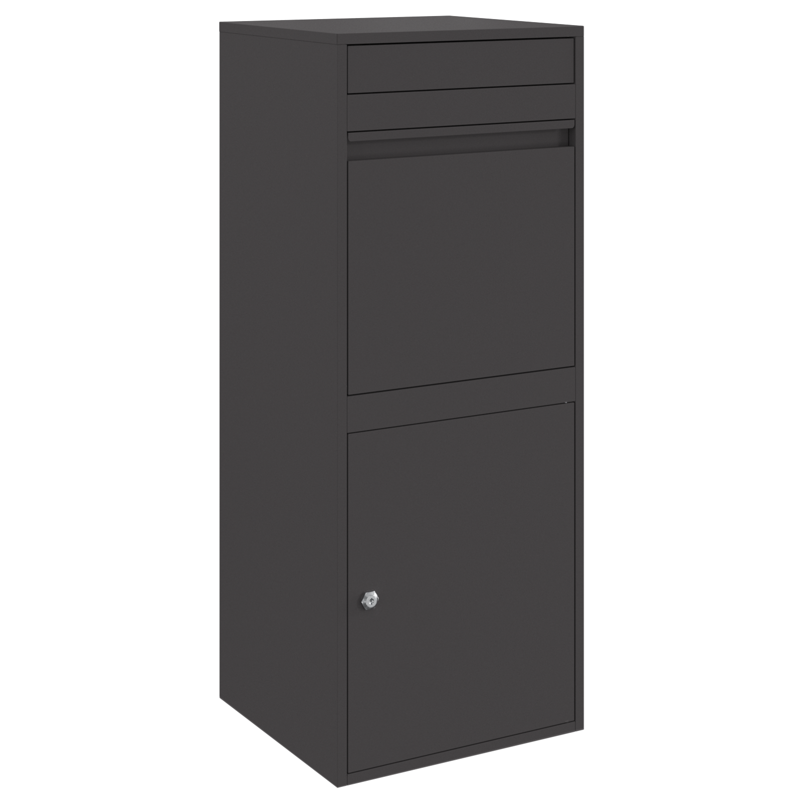 Caixas De Correio Vidaxl Aço Preto (41x38x103 Cm)