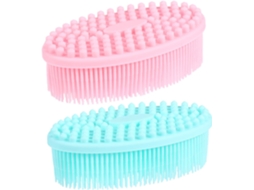 Lurelia Kit De 2 Buchas Vegetais De Banho De Cuidado Corporal, Pega Ergonómica E Massagem Suave, Uso Diário Prático