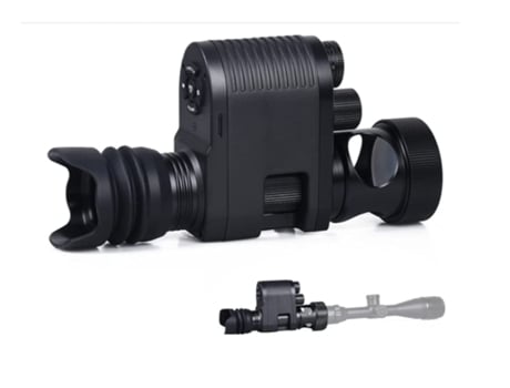 Câmera Digital De Visão Noturna Monocular Para Escuridão Completa 720p Hd Caça Infravermelho Mira De Fuzil De Visão Noturna Preto Saisiyiky