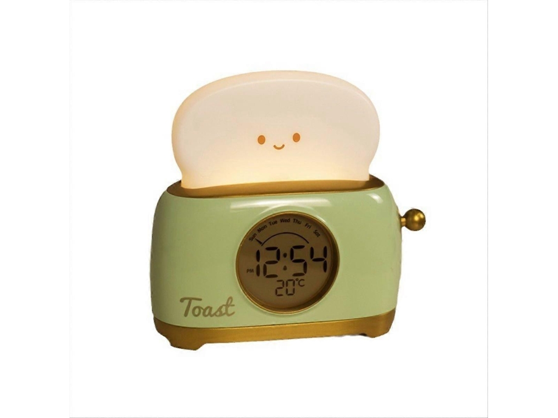 Relógio De Sono Infantil Com Luz Led, Visor Digital E Temperatura.
