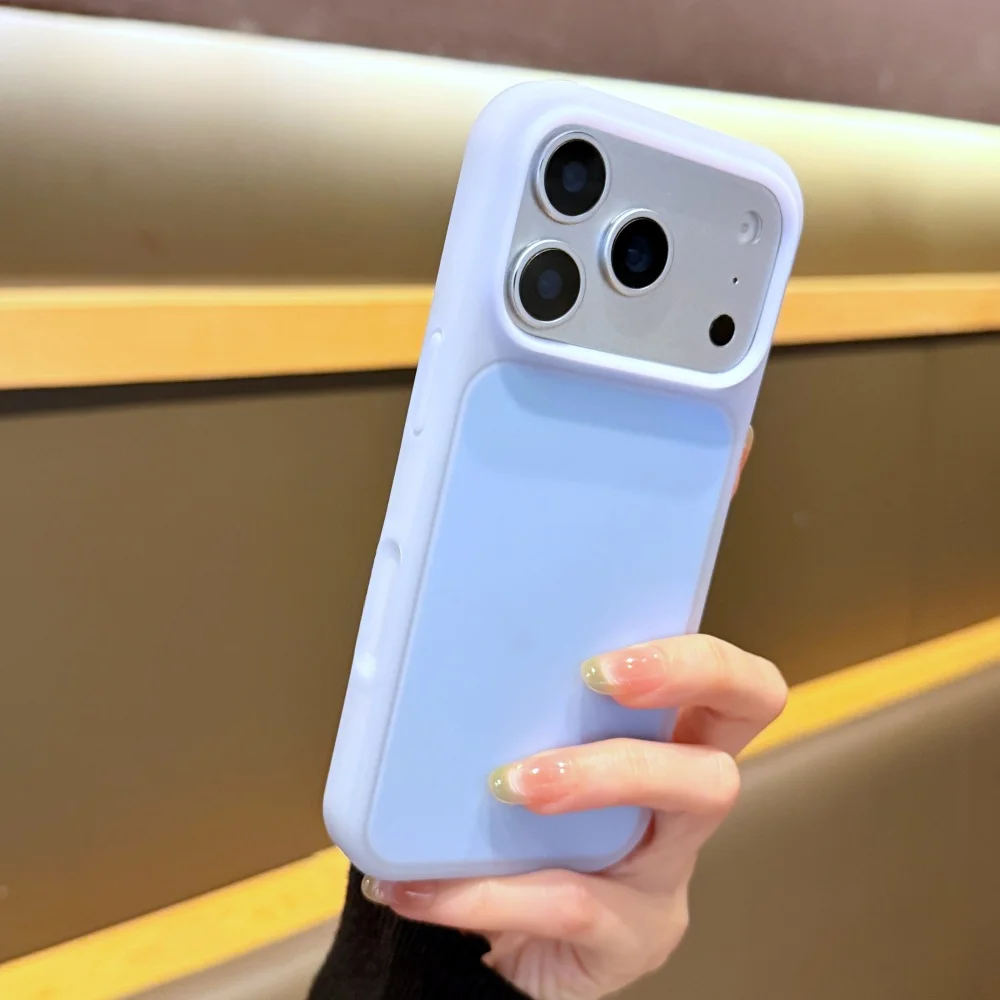 (iphone 16 Roxo) Capa De Celular Em Cores Vibrantes, Com Estrutura Protetora De Silicone Macio À Prova De Choque.