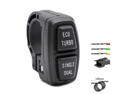 Botoneira Eco Turbo Single Dual - 1,5m - Conector Sm