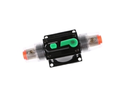 Interruptor De Reinicialização Manual Em Linha Fusível De Áudio Estéreo Automotivo 12v/24v/32v 15a Slowmoose