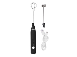 Batedor de Ovos Elétrico Automático com 3 Velocidades, Espumador de Leite USB | S/MARCA