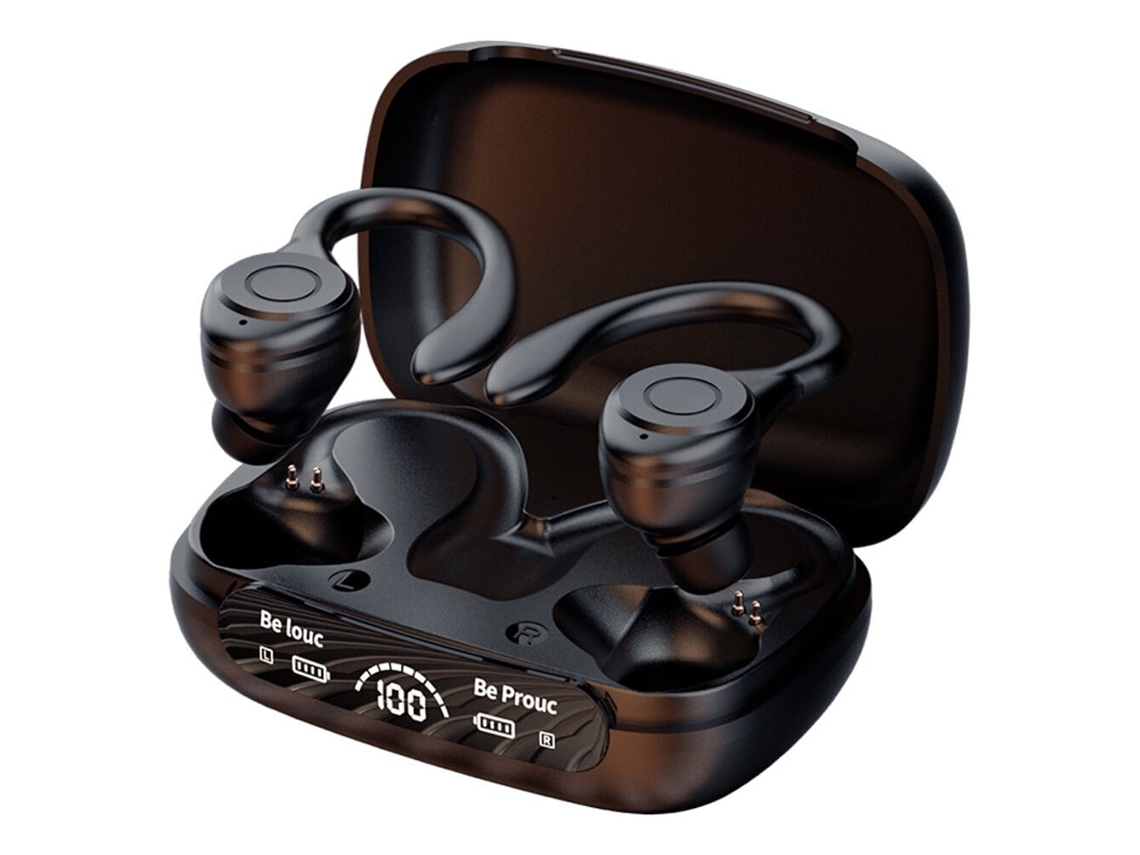 Fone Bluetooth 500m JYTGALX, intercom, suporta 6 pessoas (preto)