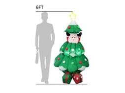 Laxiscreed Decorações De Natal Com Autocolantes De Desenhos Animados E Fitas De Linho Para Festas Especiais