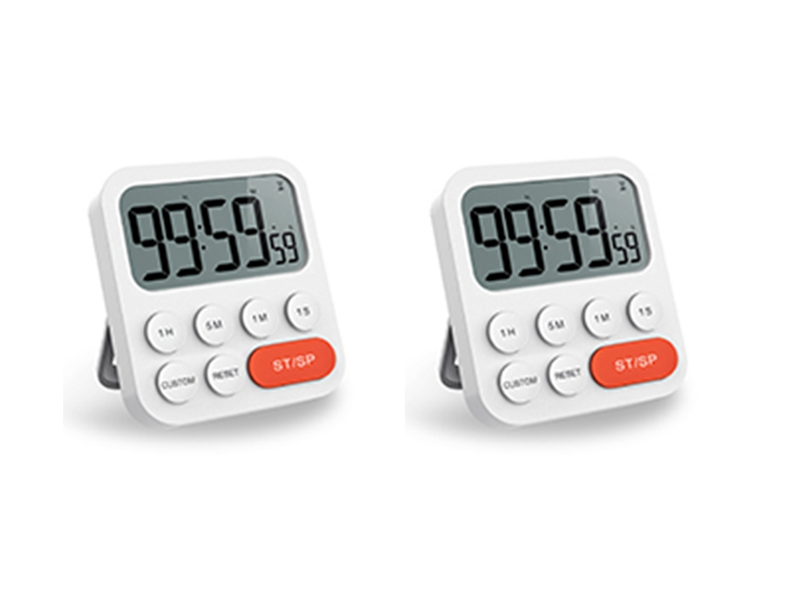 Gerenciamento De Tempo Eficiente Com Temporizador De Cozinha Digital, Modo Personalizado Garante Rotinas Diárias Perfeitas, Posicionamento Magnético E