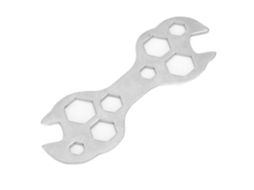 Chave Hexagonal Plana Mali multifuncional de aço para reparo de bicicletas