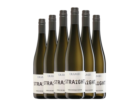 Vinho branco TOBIAS KRÄMER Straîght Pinot Cinza Seco Rheinhessen (0.75 L - 6 Unidades)