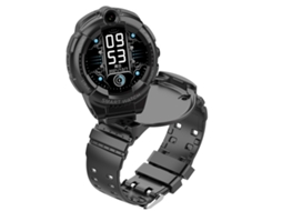 Smartwatch Infantil 4g De 1,28 Polegadas Com Câmera Dupla Giratória E Função Sos (preto)