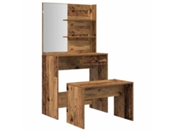 Dressing Table Set, Dressing Table Sets Vidaxl Marrom Madeira Processada (n/a)