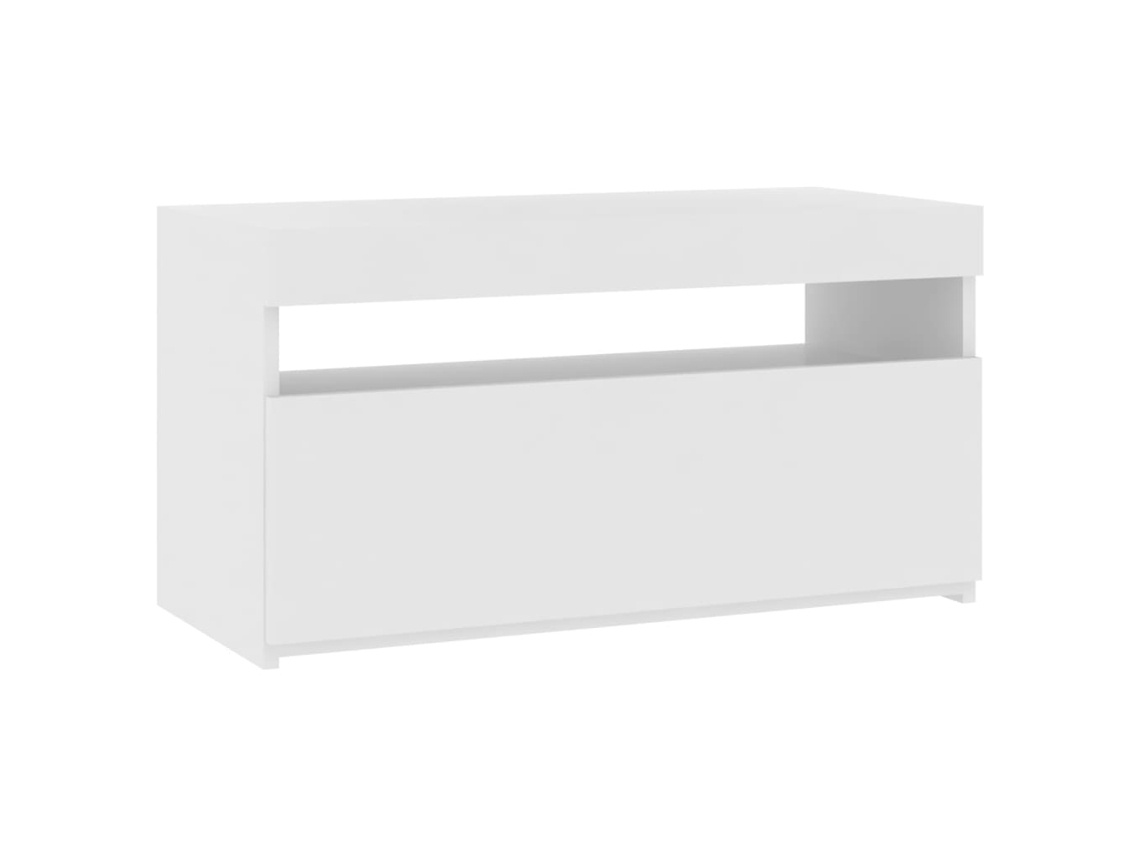 Tv Cabinet, Tv Cabinets Vidaxl Branco Madeira Processada (n/a)
