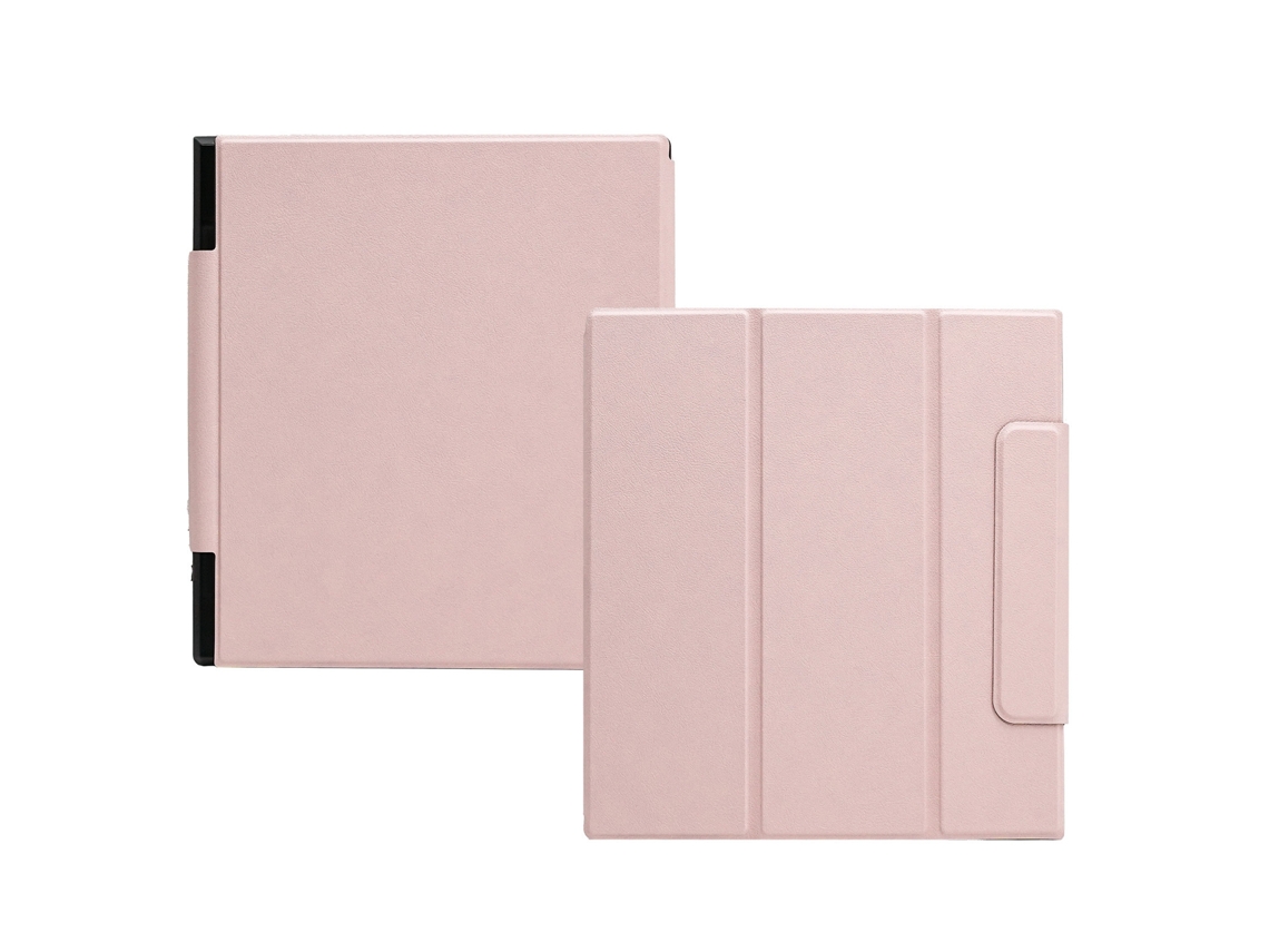 Capa Panoona Para Boox Note Air4 C, Suporte Triplo Com Fecho Magnético Rosa