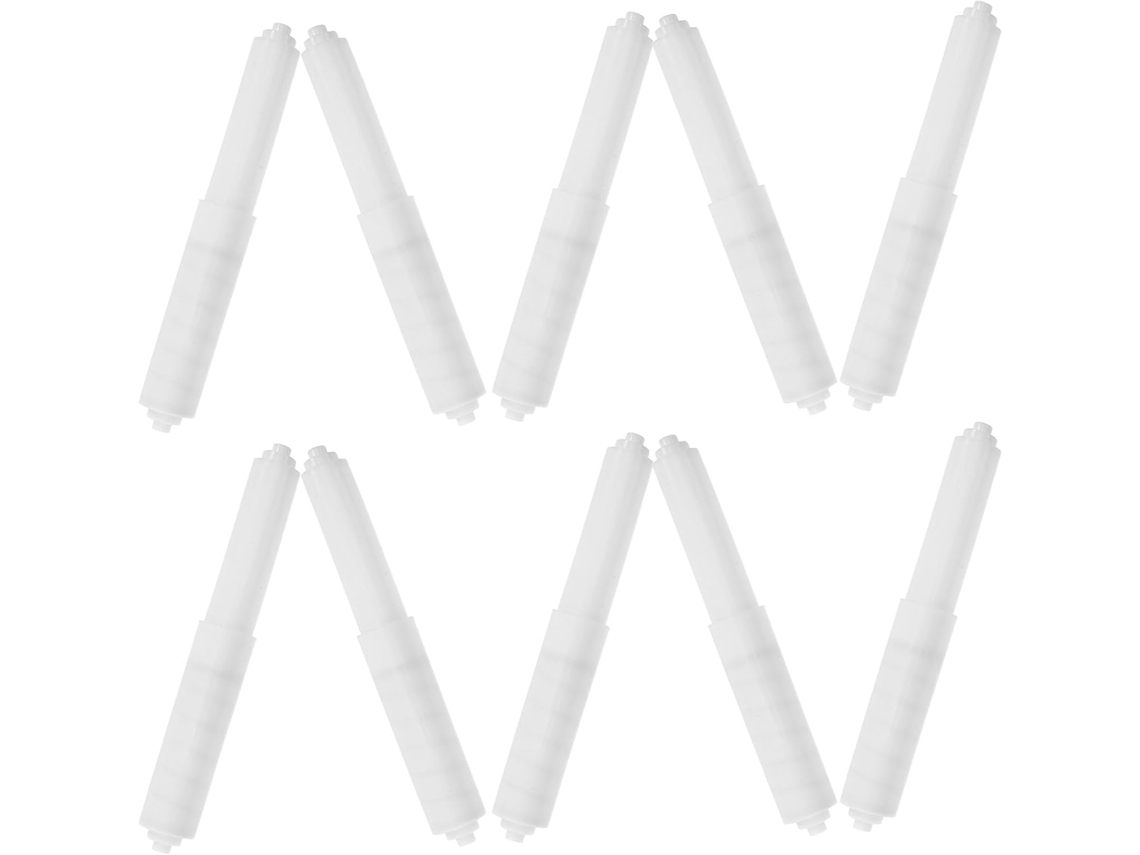Suporte Telescópico Para Papel Higiênico, Conjunto De 10 Peças, Plástico E