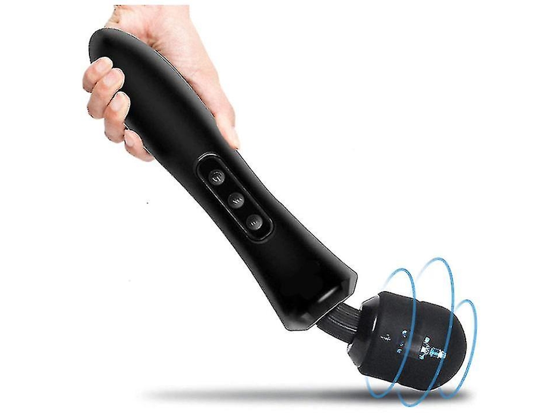 Bestvite Super Poderoso Massageador Portátil Sem Fio Para Tecidos Profundos, Carregamento Usb, Silicone Abs À Prova Dágua