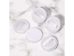 5 Uñetas De Polvo De Algodón Suave Para Maquillaje Suelto, Tamaño Ajustado Y Adsorción Fuerte