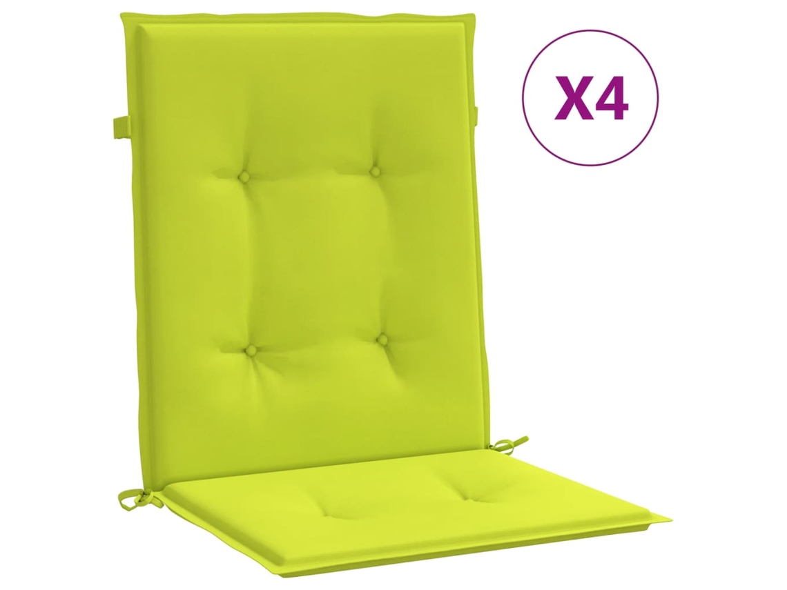 Lowback Chair Cushion, Lowback Chair Cushions Vidaxl Verde Tecido (100 X 50 X 3 Cm)
