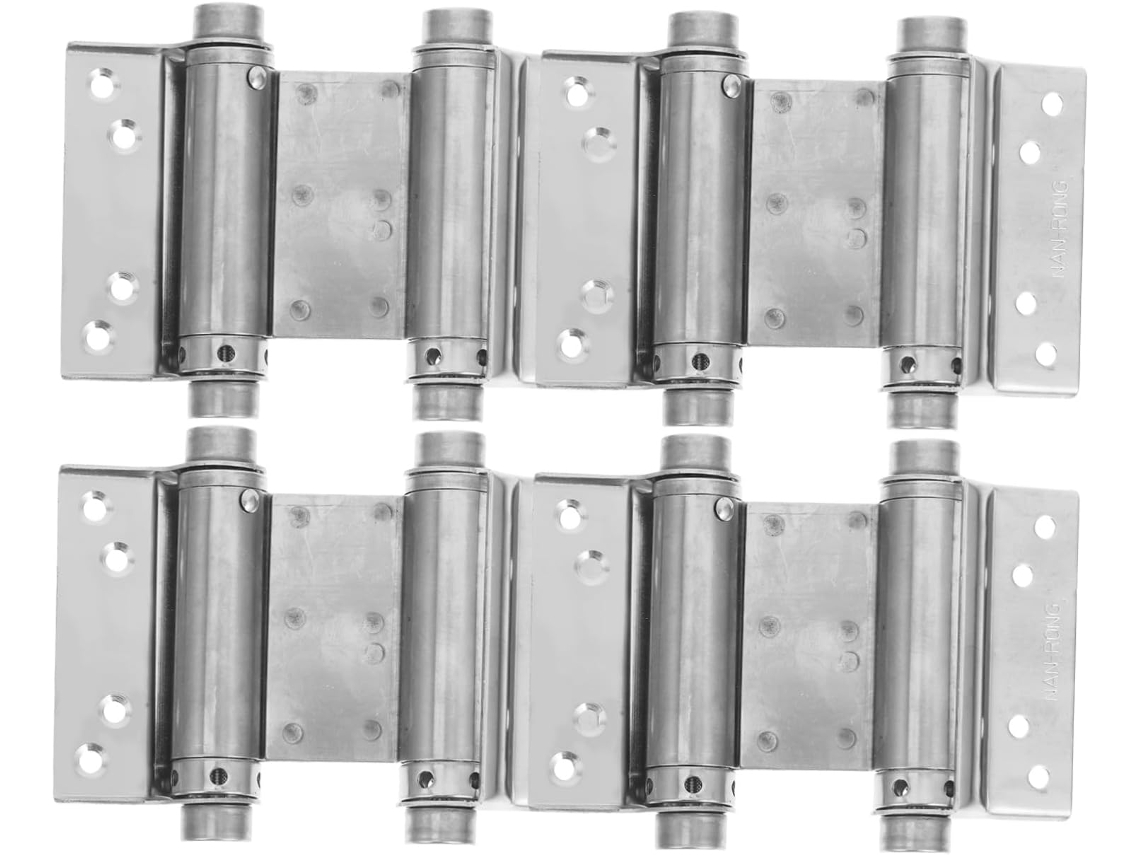 Conjunto de 4 Dobradiças de Mola Dupla para Portas com Fechamento Automático, Action Living Room SFUSHOS