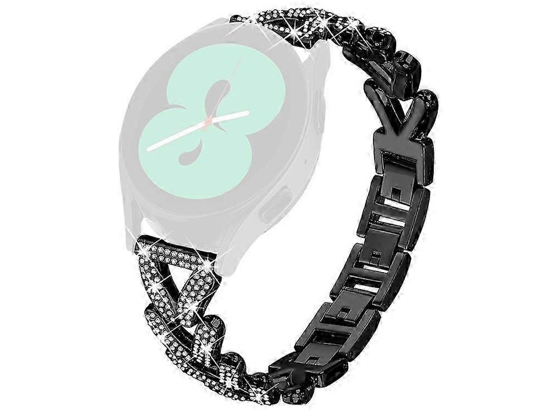 Pulseira De Relógio Trançada Em Liga De Zinco Compatível Com Decoração De Strass Para Huami Amazfit Gts 2 Mini. Olysi Shop