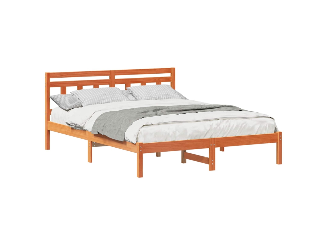 Estrutura da Cama Castanho 140 X 200 Cm MAISON EXCLUSIVE