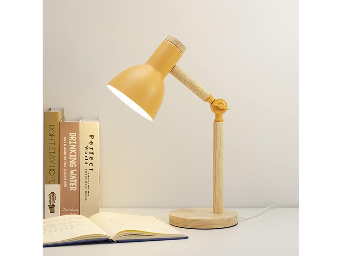 Luminária De Mesa Nórdica Mengjay Para Cabeceira, Leitura E Mesa, Com Led Ajustável E27, Ideal Para Quarto, Proteção