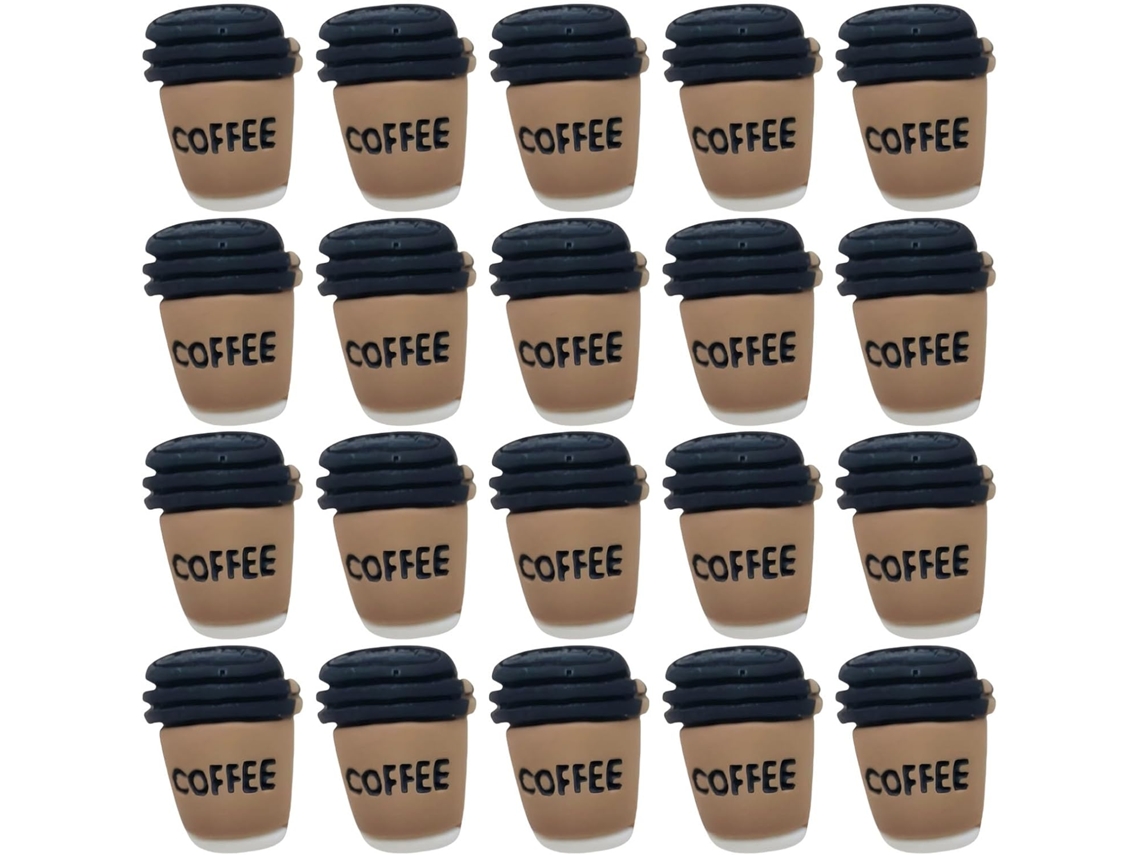 Lata de café com design exclusivo e estampa de mapa em cortiça resistente, decorativa e com uso prático como alfinete.