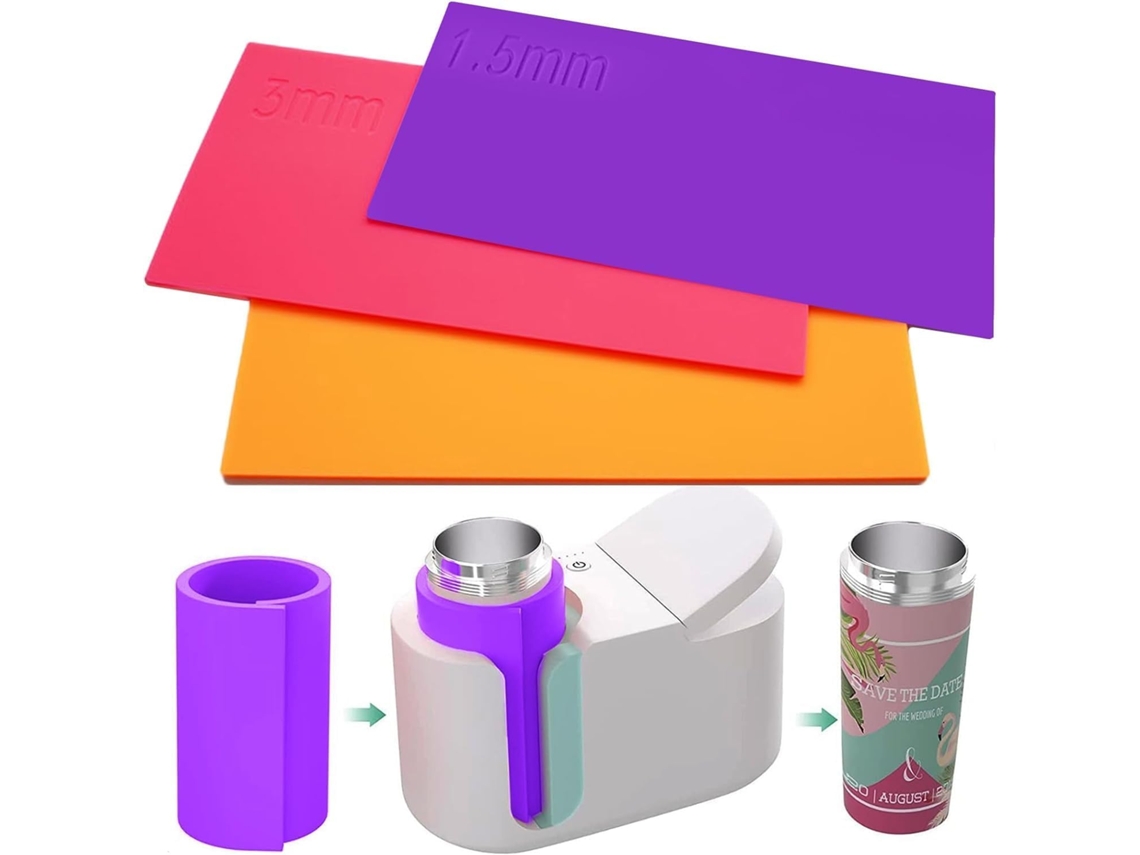 3 Peças Mangas Silicone Sublimação