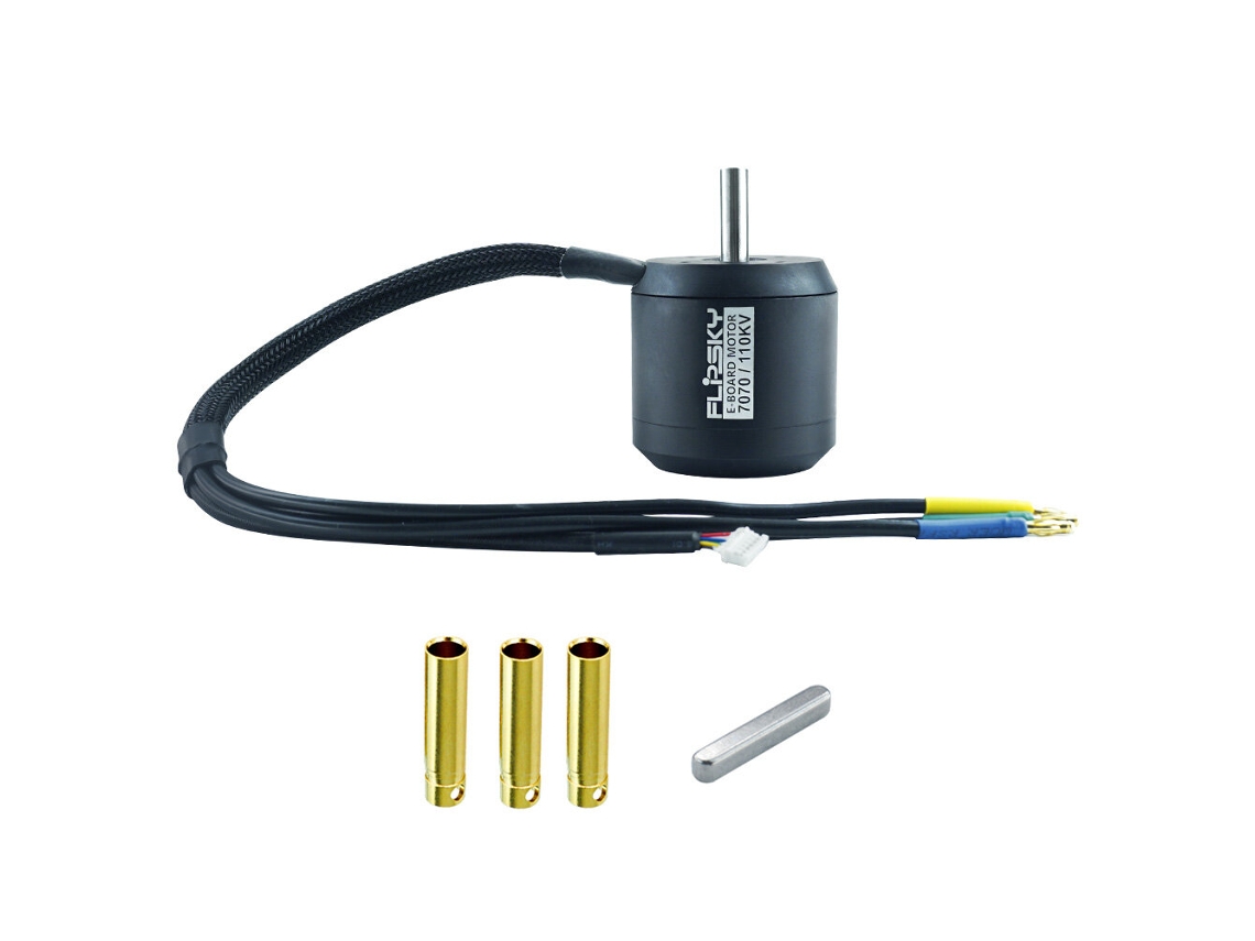 Eixo Redondo 110kvflipsky 7070 110kv 4300w Motor Brushless Outrunner Sensor Skate Elétrico Bicicleta Patinete Robô Carros Rc Modelismo Diy MDUG