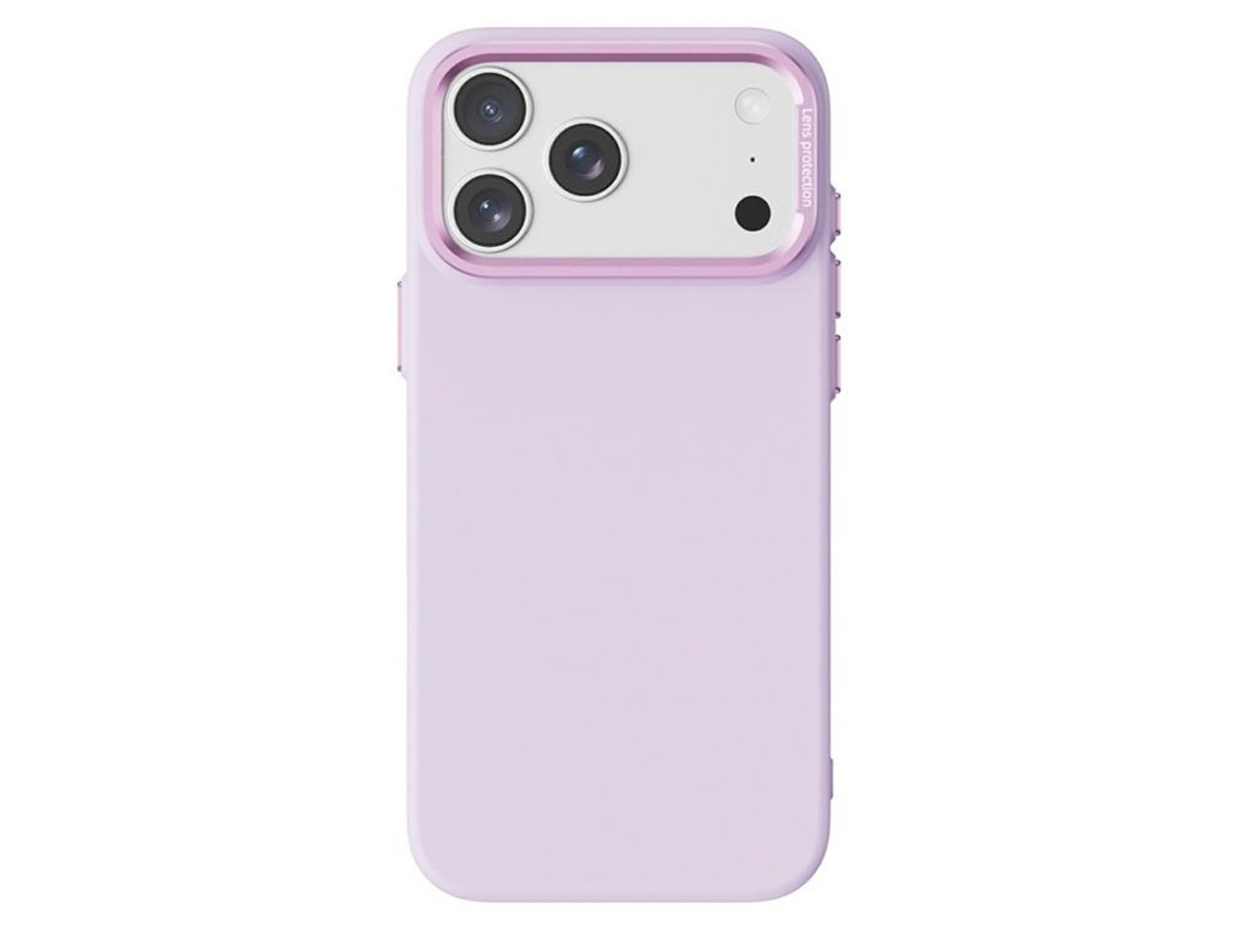 Capa Para Iphone 17 Pro Magsafe Com Moldura De Metal - Roxa