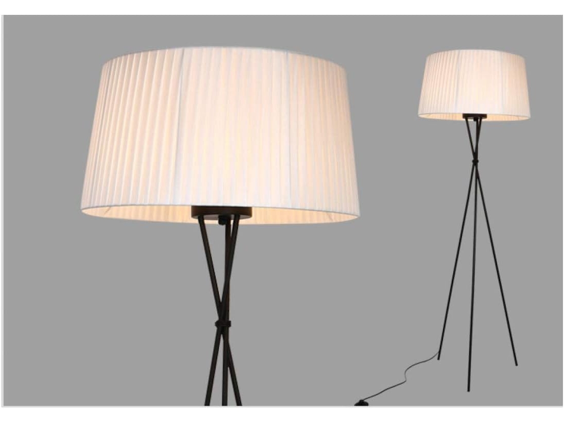 Luminárias De Chão Mu, Luminárias De Mesa Multicoloridas Em Tecido Simples, Luminária De Chão Tripé G5, Luminárias Para