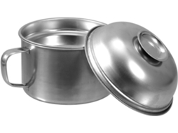 Marmita Bento Grande De Aço Inoxidável Com Dupla Camada, Tampa E Alça, Capacidade De 2650ml, Ideal Para Levar A Escola