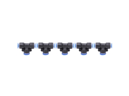 Laxiscreed Conectores Rápidos Pneumáticos De 3 Peças Para Ar E Água, Compatíveis Com Tubos Pu