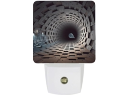 Luminária Noturna De Parede Com Sensor 3d, Luz Led Branca Quente E Baixo Consumo De Energia Quarto, Banheiro