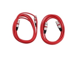Cabo Lurelia XLR macho/fêmea balanceado, para microfones, mesa de mixagem, amplificadores e caixas de som ativas.