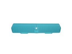Guarda salpicos de silicone para pia da cozinha, bandeja coletora de gotas, ajustável 76cm, verde