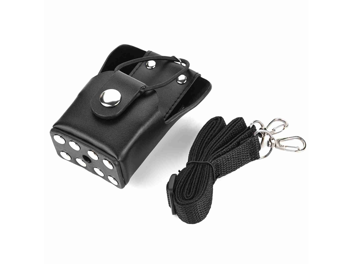 Capa De Couro Para Rádio Walkie Talkie Motorola Gp328plus/gp338plug/gp344/gp388 Com Cordão