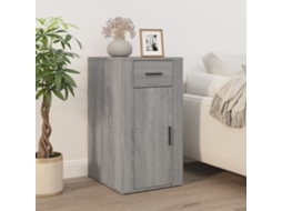 Vidaxl Armário De Secretária 40x49x75cm Derivados Madeira Cinza Sonoma