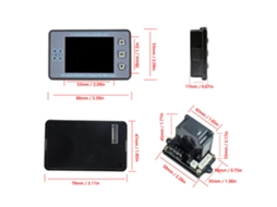 Laxiscreed Monitor De Bateria Inteligente Bluetooth Com Hall E Medição Coulomb Por Fiação