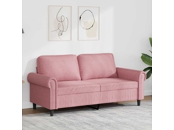 Vidaxl Sofá De 2 Lugares Veludo 140 Cm Rosa