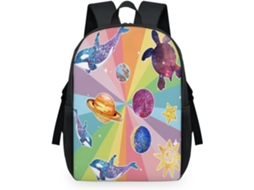 Mochila Tropicallife Rainbow Galaxy Baleia Tartaruga Marinha 32.5
