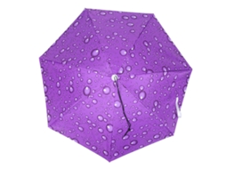 GUARDA CHUVA Chapéu de Cabeça 77cm Protetor Solar Roxo Gota | S/MARCA