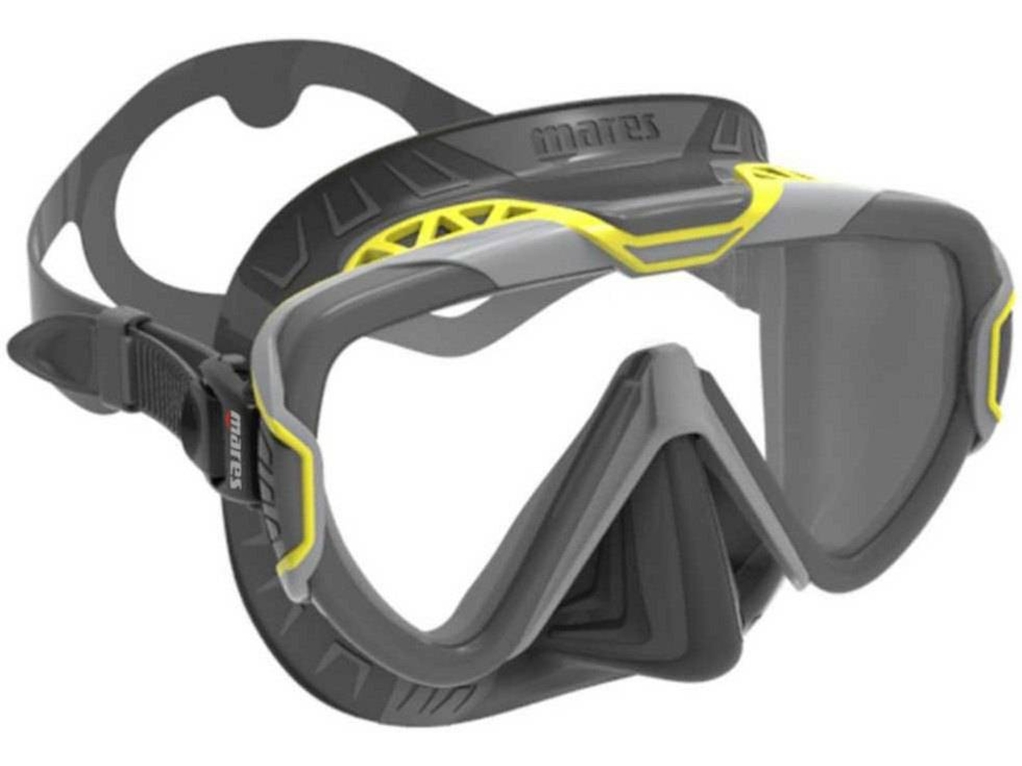 Máscara MARES Má Cara Pure Wire Amarelo Black