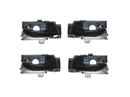 Conjunto De 4 Maçanetas Internas Para Portas De Carros Hyundai I10 Grand I10 X 2014-2018 82661-b9010 82661-b4020 82652-b4050 82651-b4020 Cromada_yua