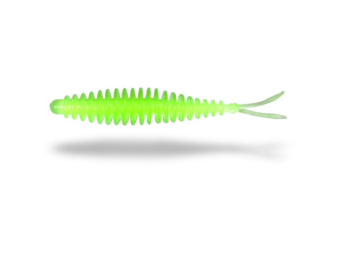 Conjunto de 6 iscas Magic Trout T-Worm V-Tail