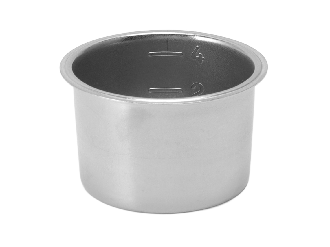 Filtro de café Primerox de aço inox 51mm sem pressão para máquina