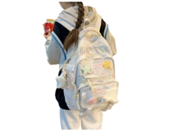 Laxiscreed Mochila Escolar Para Crianças E Jovens, Design Estilo Colegial, Confortável E Resistente